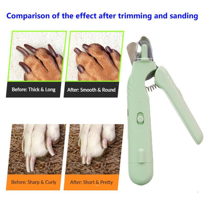 GGenius 2-in-1 LED Nail Clipper & Grinder